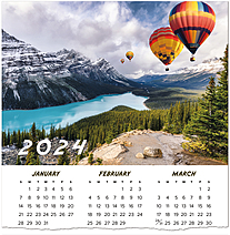 Scenic Flight Calendar Card C2577U-AA